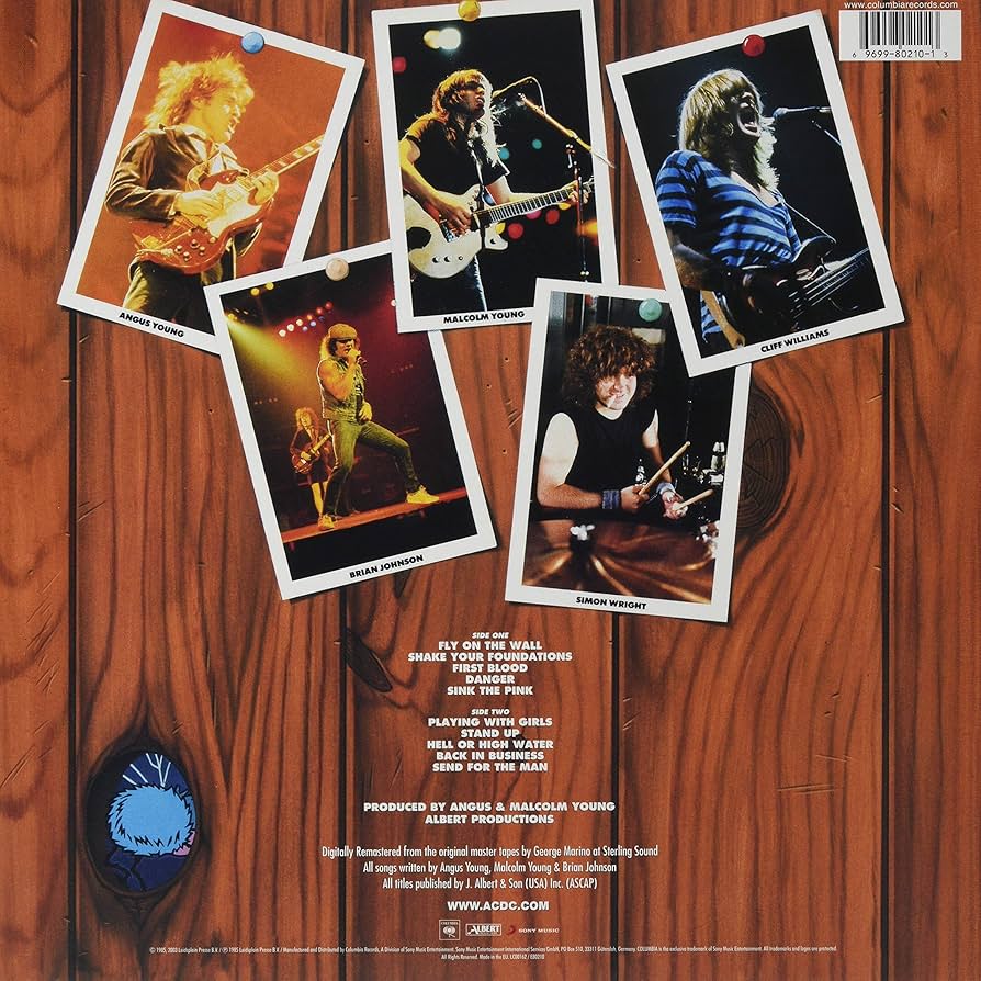 超美品希少☆見本盤【AC/DC】フライ・オン・ザ・ウォール◆LP 026 超美品希少☆見本盤【AC/DC】フライ・オン・ザ・ウォール◇LP 026