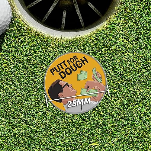 Miniatura 6 de Shanker Golf - Divertidos marcadores de pelotas de golf con clip magnético para sombrero - Accesorios divertidos de golf