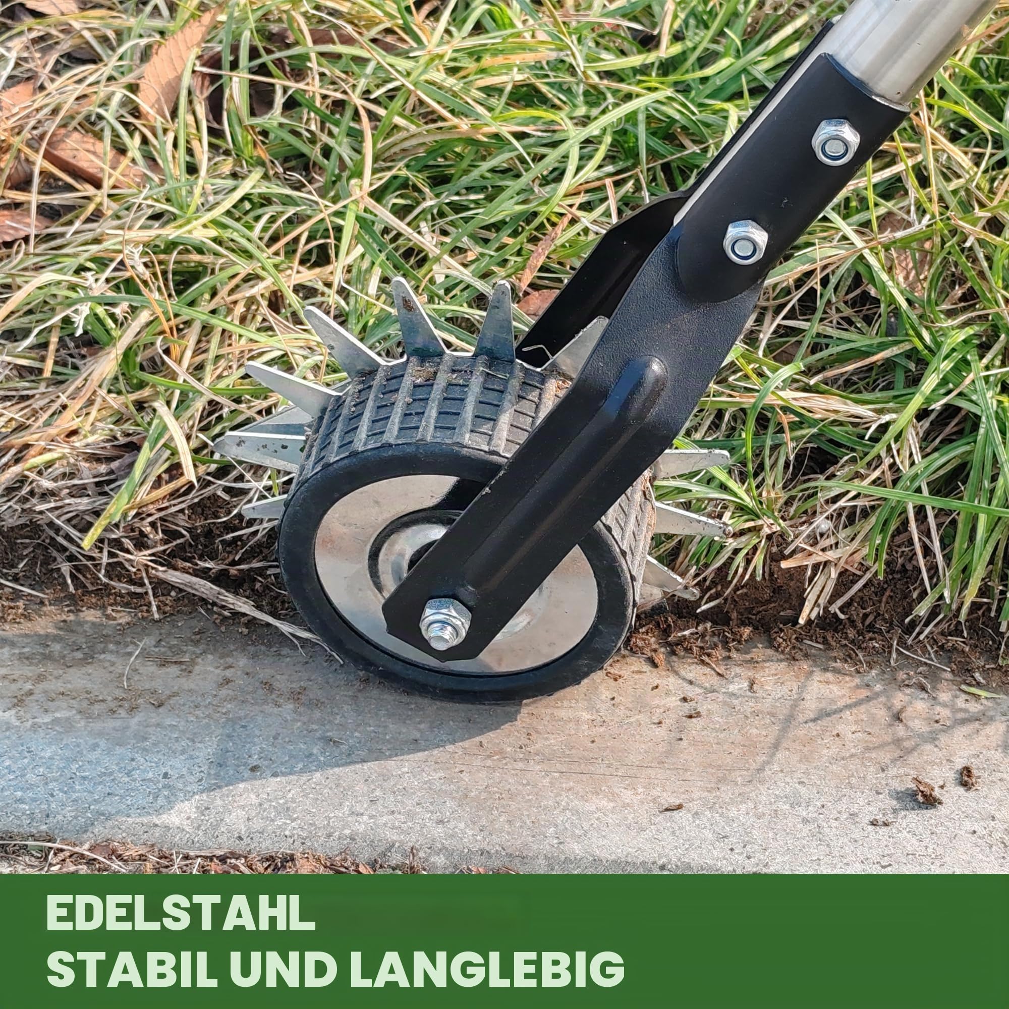 YEELOR Rasenkantenschneider, Handrasenkantenschneider mit verstellbarem Griff, geeignet zum Schneiden von Gras, das an Gehwegen, Einfahrten und Blumenbeeten übersteht, und zum Sauberhalten der Kanten
