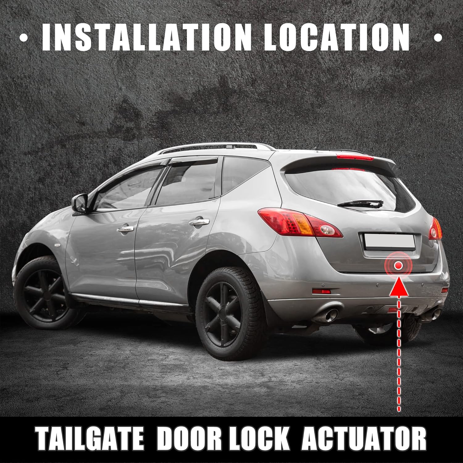 X AUTOHAUX Trunk Latch Tailgate Hatch Lock Actuator for Nissan Leaf Versa Murano Rogue for Infiniti EX35 Replaces 90502-CA00C
