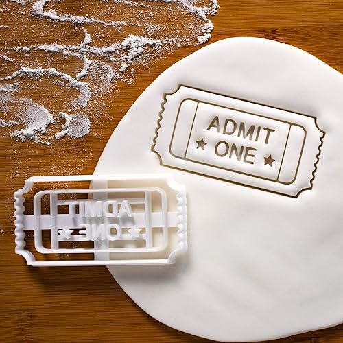 Miniatura 2 de Admit One Ticket cortador de galletas, 1 pieza - Bakerlogy