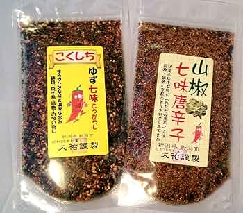 Amazon | 【柚子こくしち40g】＋【山椒七味唐辛子40g】 NP