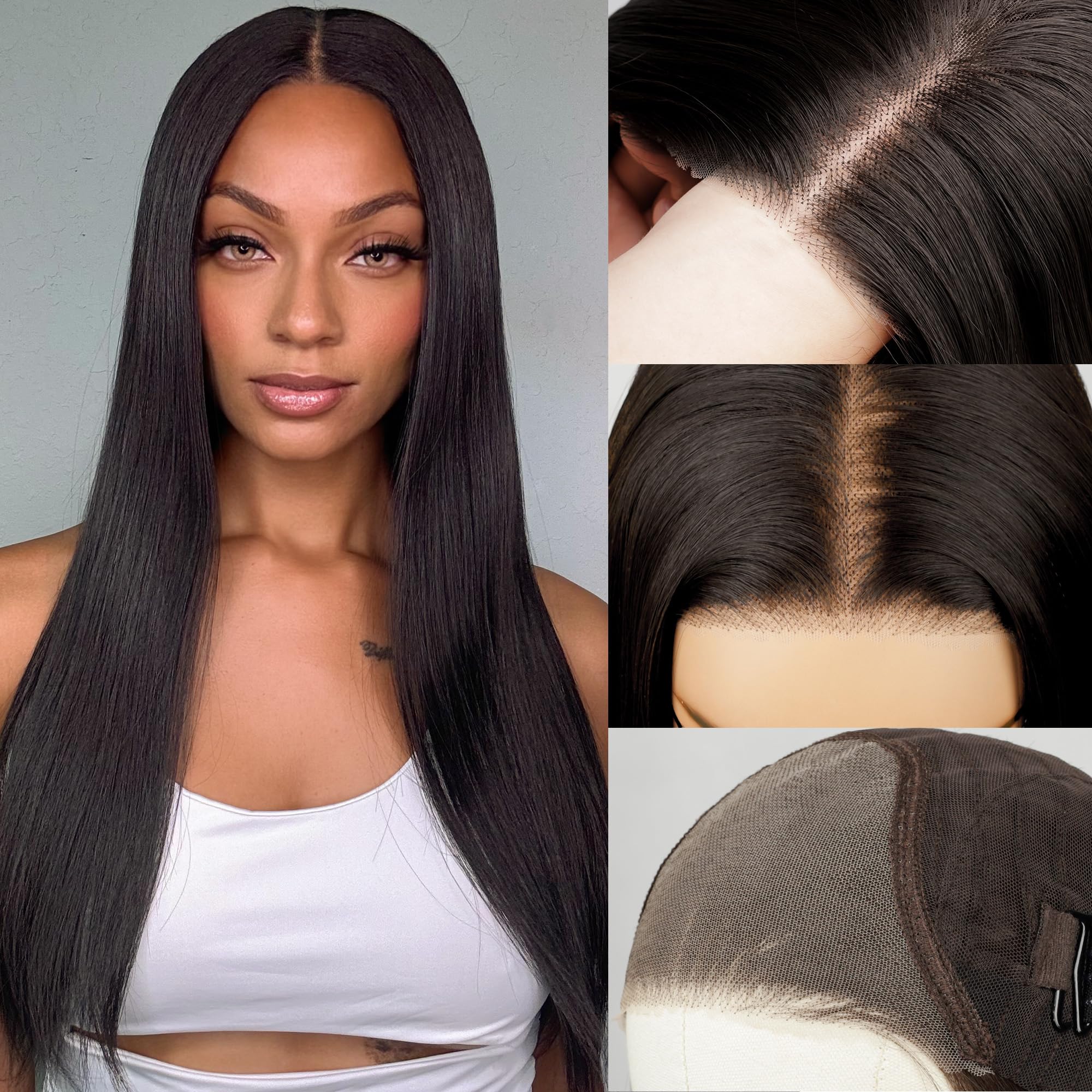 Amazon.com : BLL Synthetic Lace Front Wig Glueless Wigs, Pre  display picture 2