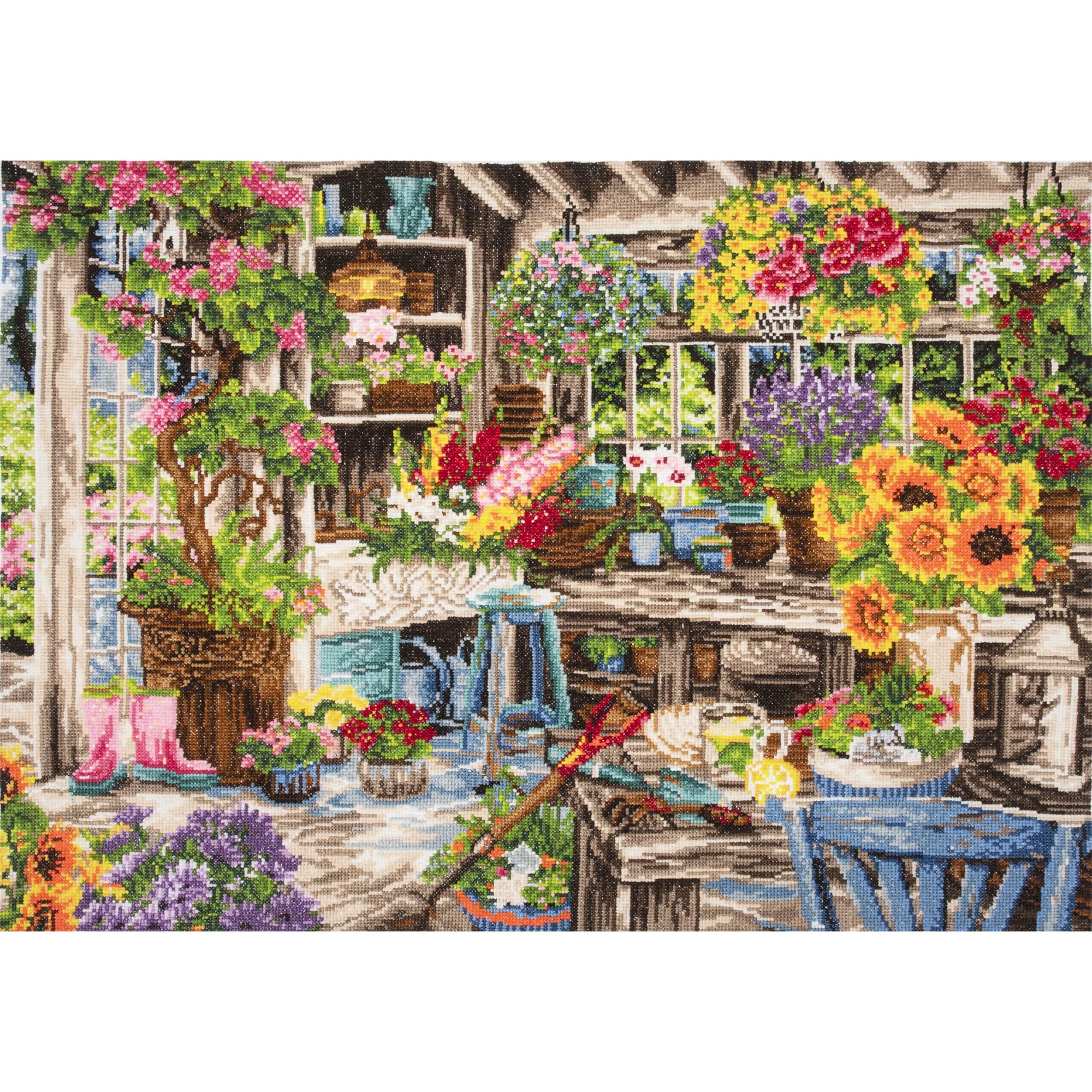Trimits Large Cross Stitch Kits, Counted Embroidery Needlework for Adults Beginners Kids Christmas Gifts Wall Art - Image 3