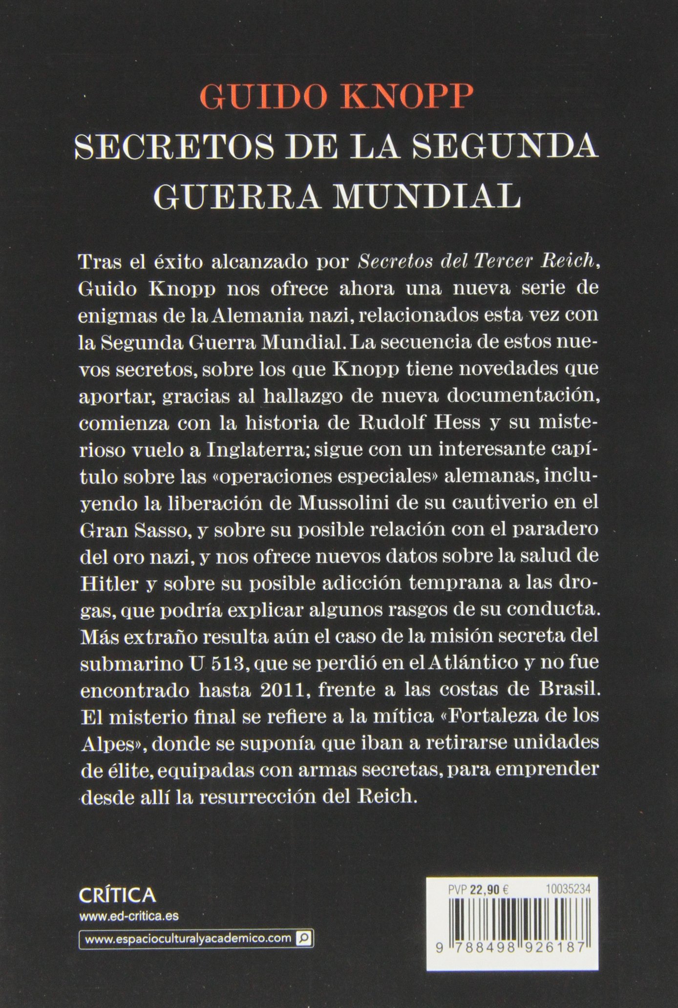 Secretos de la segunda guerra mundial (Memoria Crítica)