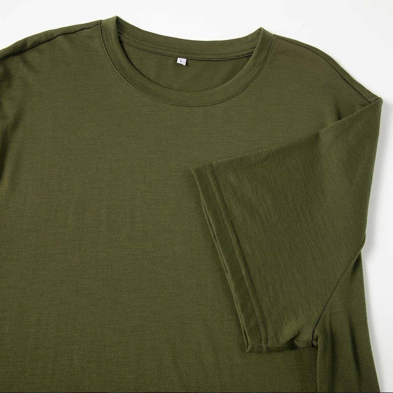 90S Thread Count 100% Merino Wool Lightweight Base Layer T-Shirt, Unisex Ultrafine 90S Thermal Breathable T-Shirt - Image 6