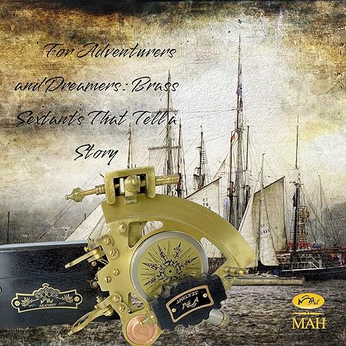 Miniatura 3 de Brass Ship History Sextant Handmade Gift for Father's Day, Birthday, Anniversary, Baptism, Partner, Best Men, Graduation, Christmas, Vintage Style