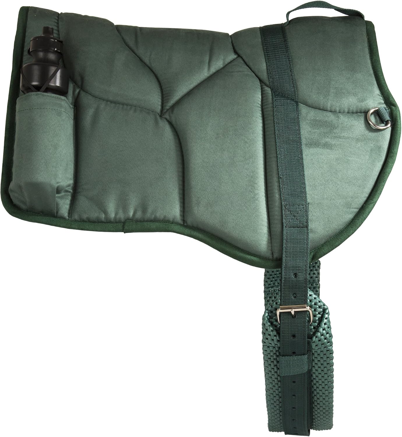 Best Friend Western Bareback Saddle Pad Horse Saddle Pad for Equestrians, Bareback Pad for Horses, Contoured Poly-Cotton Blend, Breathable, Non-Slip Girth, Bottle Not Included