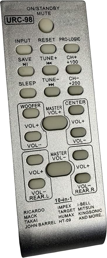 Home Theater Compatible Remote 