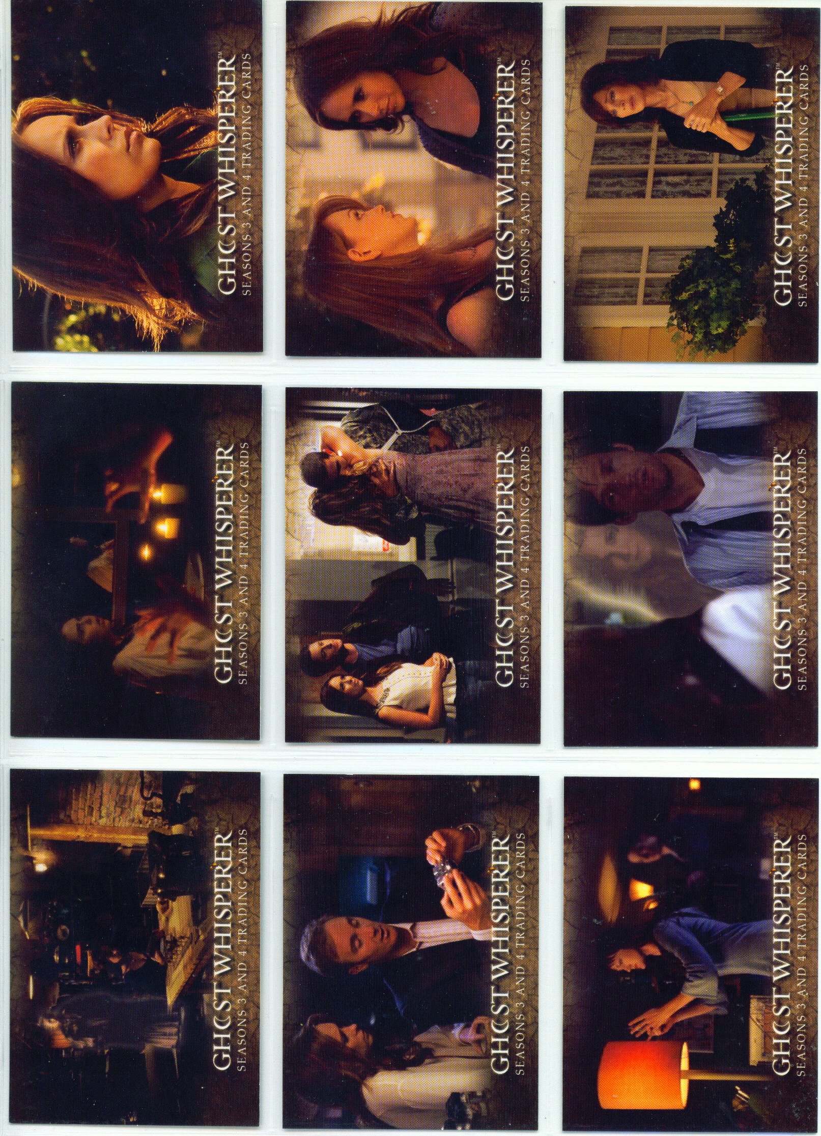 Ghost Whisperer Breygent Season 3 and 4 Trading Card Base Set