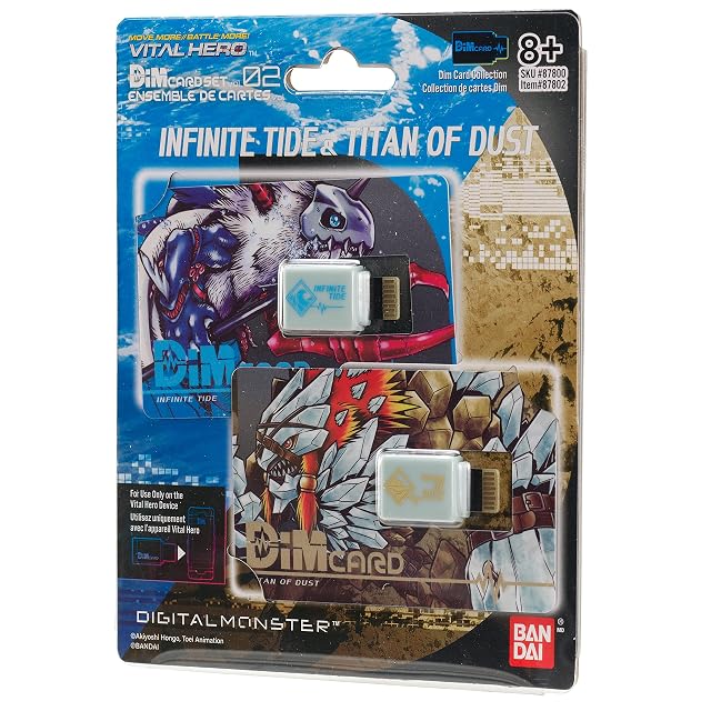 Foto 2 de 4 de Bandai Namco - Digimon - Paquete de cartas DIM Vital Hero (marea infinita y titán de polvo)