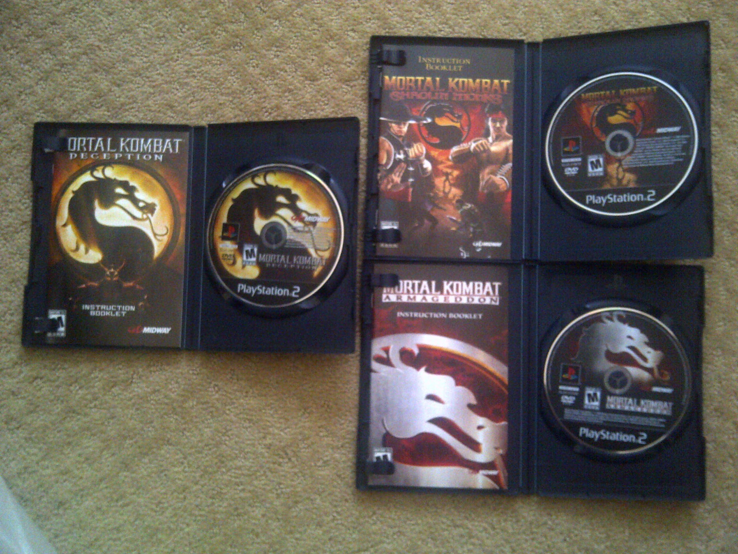Mortal Kombat Kollection (Deception, Armageddon, Shaolin Monks) - PlayStation 2