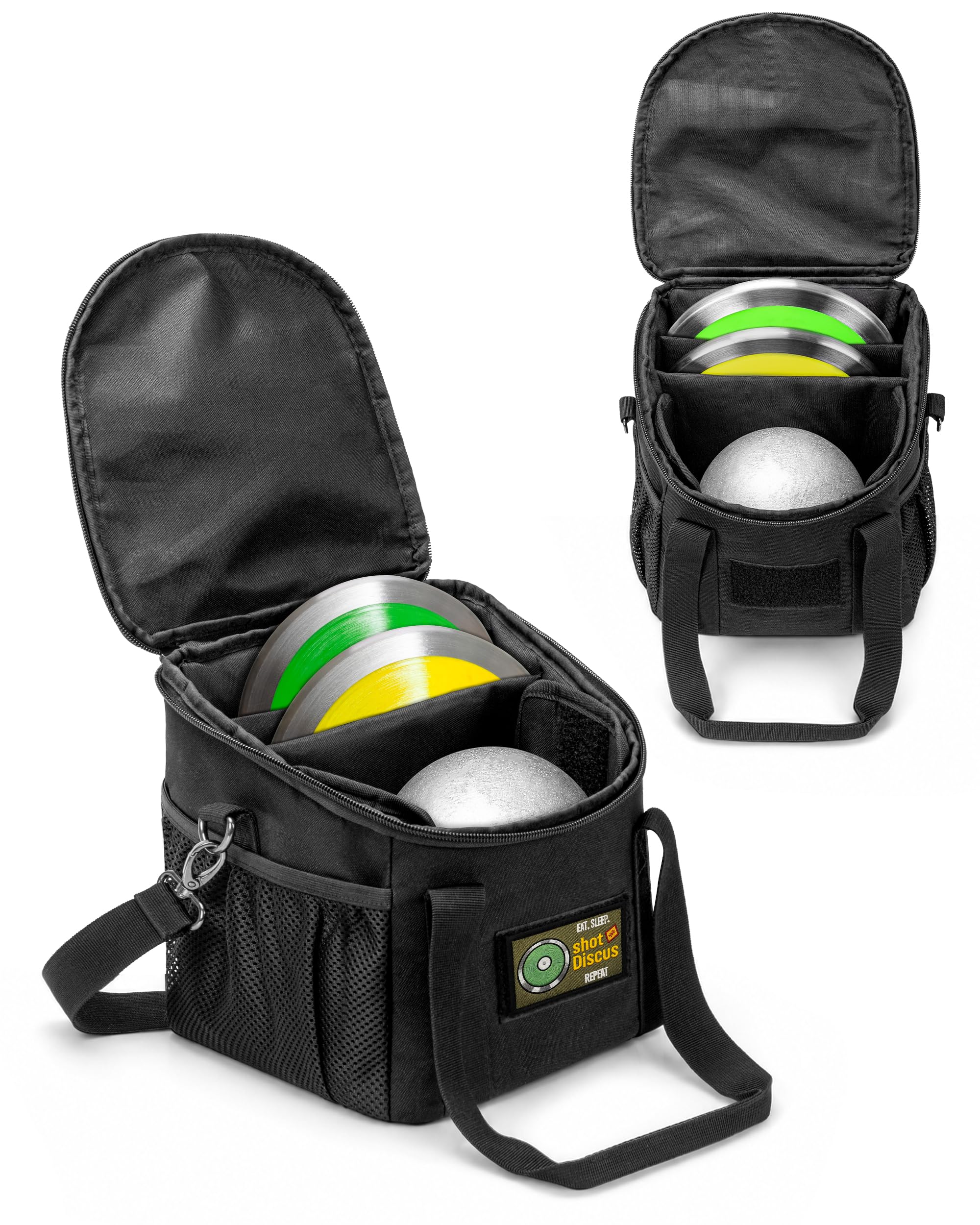 GOBUROS Shot Put and Discus Carrying Bag, Track and Field Equipment Bag