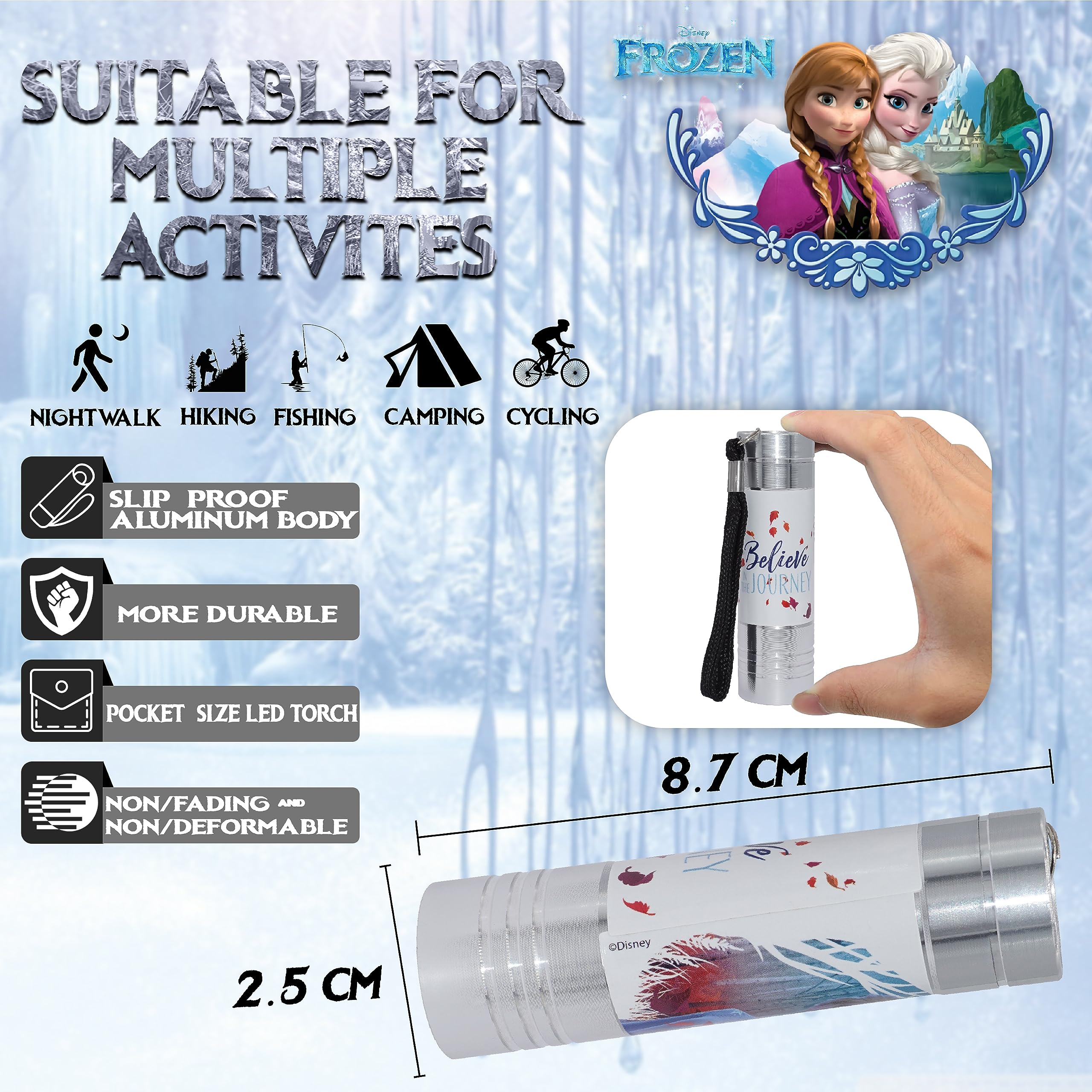 Torcia Tattica Paw Patrol Per Bambini - 9 LED, Resistente All'Acqua, Con Cordoncino - Foto 9