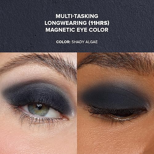 Vista 95 de Nudestix Magnetic Matte Eye Color – 3-in-1 Long-Wear Cream Eyeshadow Pencil, Eyeliner & Primer Waterproof, Budge-Proof Matte Finish Vegan &