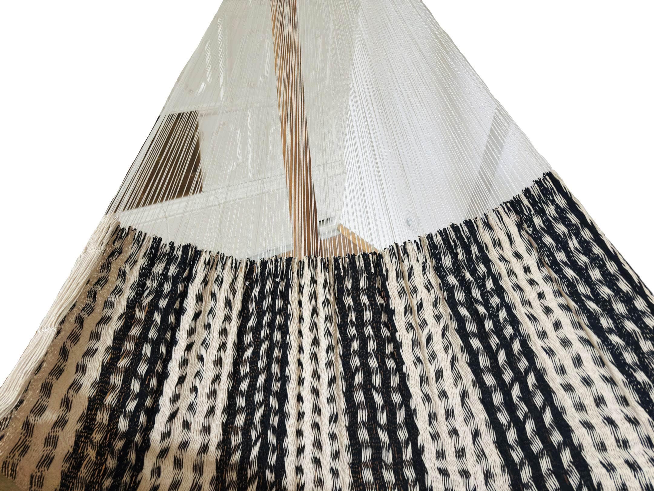 Solea L - Amaca in rete di cotone traspirante, ergonomica, larghezza 170 cm, lunghezza 390 cm, 100% fatto a mano (Bliss L)