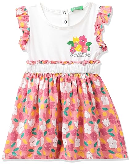 United Colors of Benetton Cotton A-Line Casual Dress