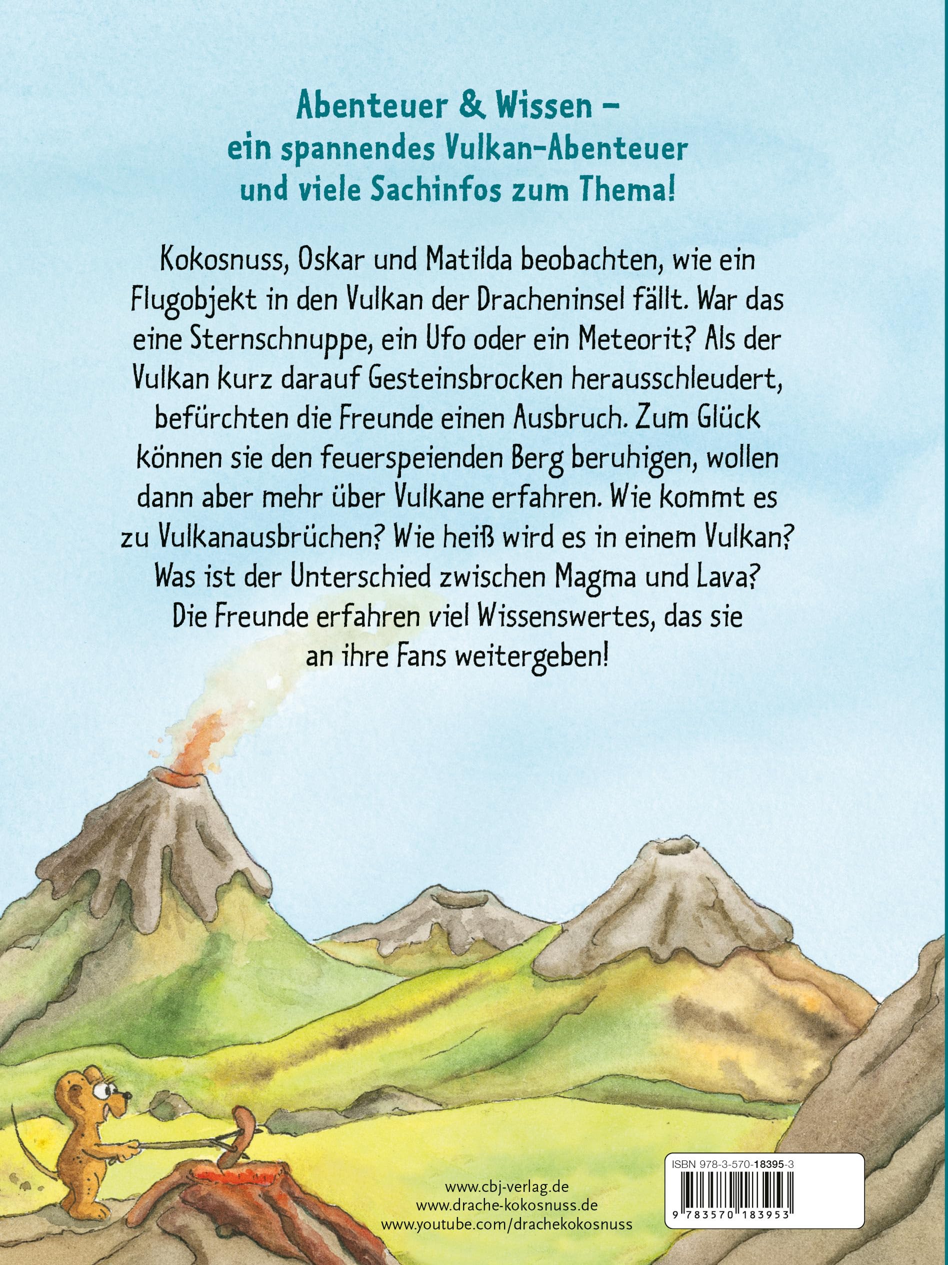 Der kleine Drache Kokosnuss – Abenteuer & Wissen – Vulkane: Doppelband bestehend aus Abenteuer- und Sachbuch-Band ab 6 Jahren (Abenteuer & Wissen mit dem kleinen Drachen Kokosnuss, Band 7)