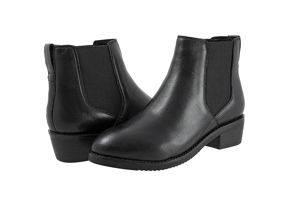 Vintage Shoes in Pictures | Shop Vintage Style Shoes SoftWalk Rana Black Womens Boots $139.95 AT vintagedancer.com