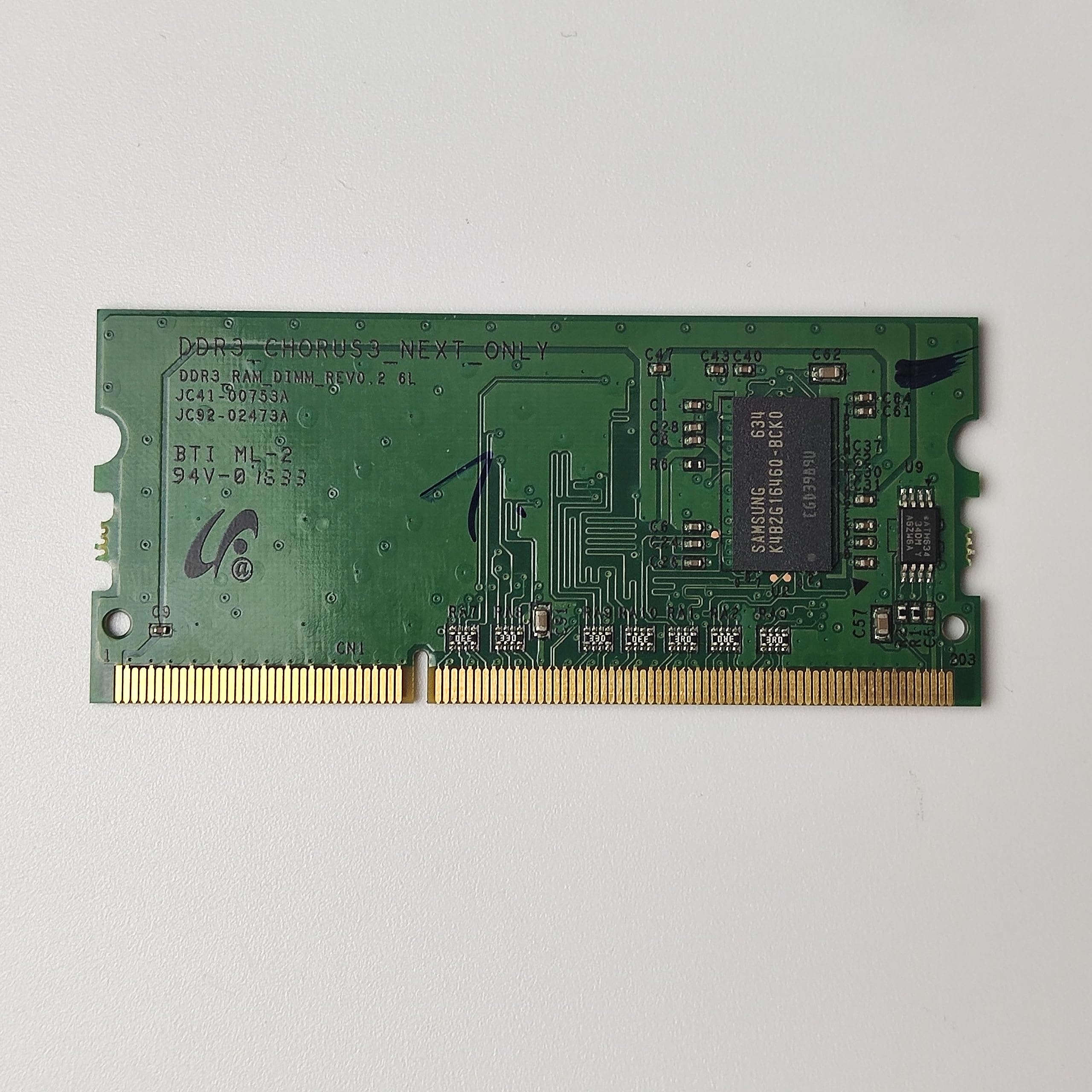 Tool Part for JC92-02472B JC92-02473A DDR3 PBA-RAM for ML3310 CLP-415 CLX-4195 CLX-6260 SCX-4070 JC41-00753A - (Color: 2PCS)
