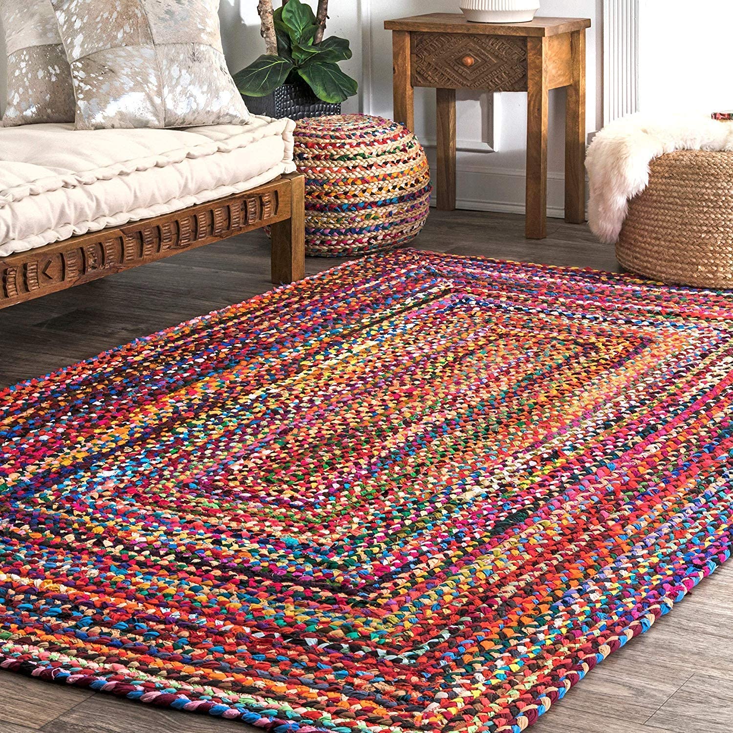 Handwoven Jute Carpet 3x8 Ft Strip Border – Natural Boho Area Rug for Living Room | Eco-Friendly, Durable Floor Mat for Bedroom, Dining & Home Décor — Amazon image 12