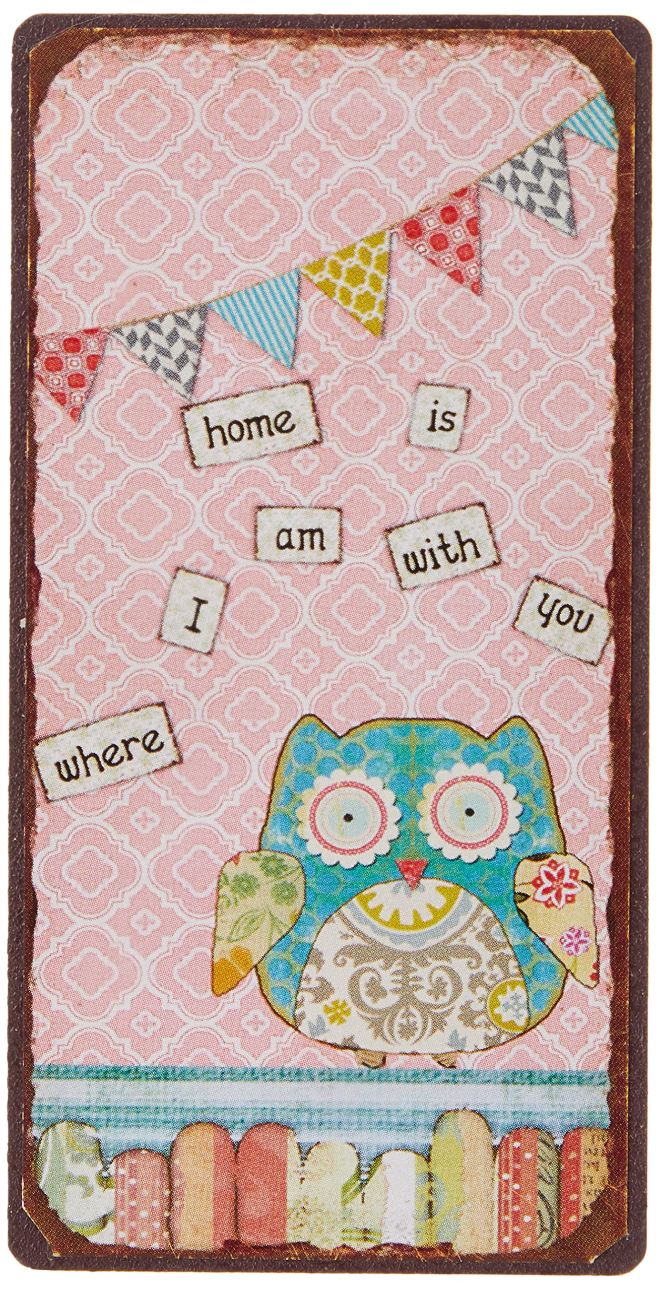 Decorative Fridge Magnet for Home Home is where i am with you 5cm x 10cm