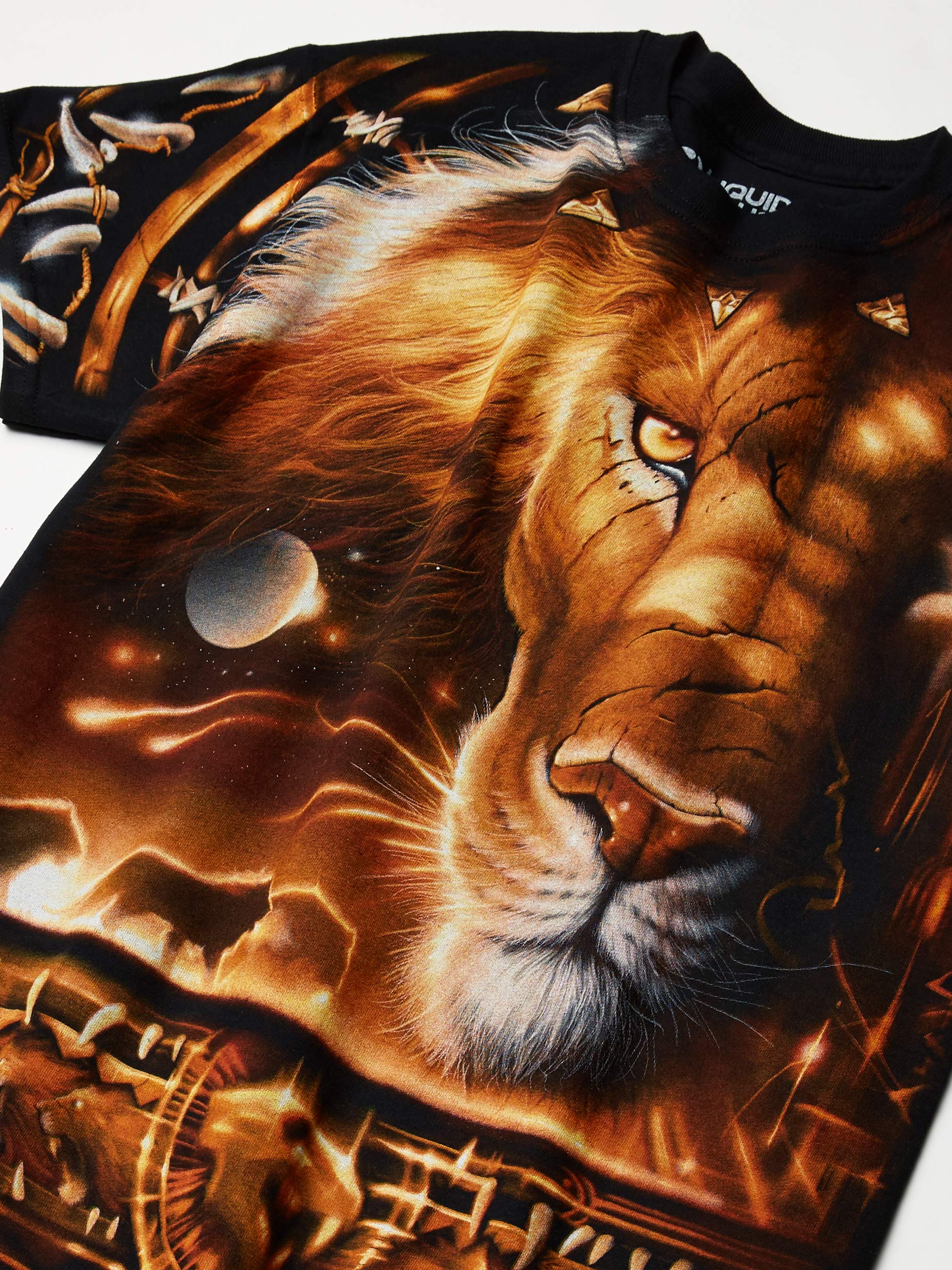 Liquid Blue Tribal Lion T-Shirt T-Shirt Uomo