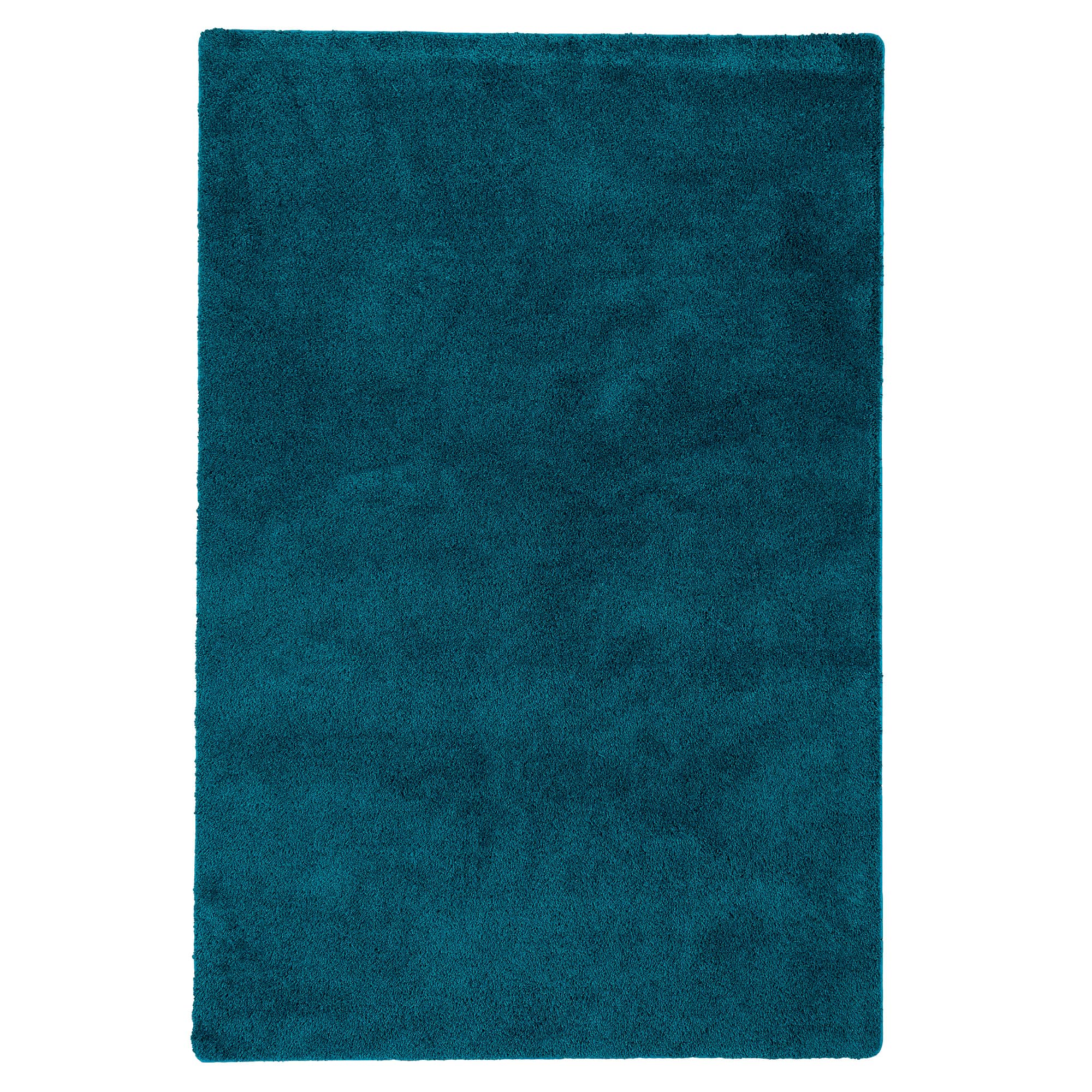 PALACE - Tapis Shaggy à Poils Longs - Sarcelle Bleu Verde - 17 Tailles Disponibles