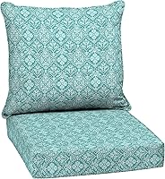 Vista 71 de Arden Selections Juego de cojines profundos para exteriores, 24 x 24 pulgadas, resistente al clima, a prueba de lluvia, resistente a la decoloración
