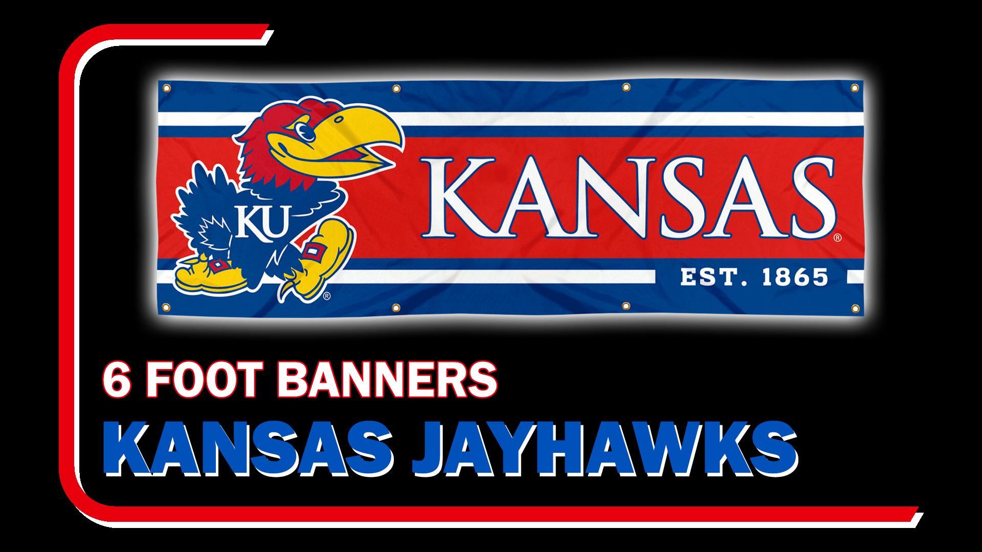 WinCraft NCAA University Of Kansas Gartenflagge – 30,5x45,7 Cm, Zweiseitig Bedruckt, Wetterfest Für Outdoor & Deko