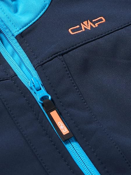 CMP Jungen Softshell' Kapuzen Jacke 140 B. Blaue Donau - 3