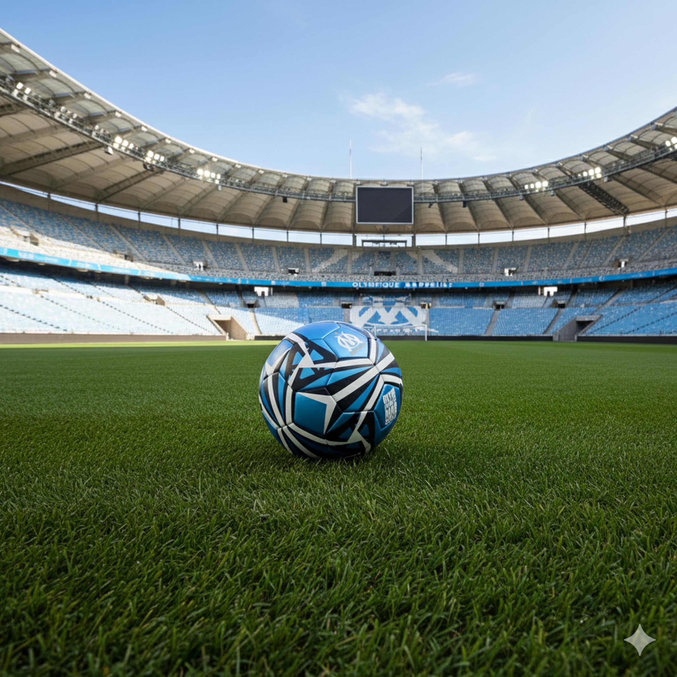 OLYMPIQUE DE MARSEILLE Om - Pallone da calcio, collezione ufficiale, taglia 5