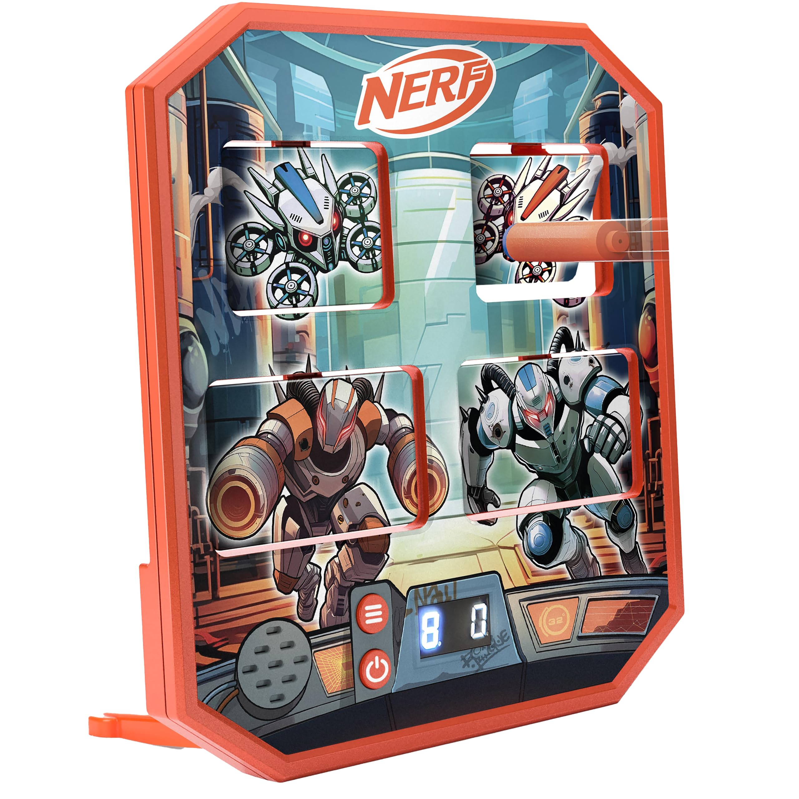 Amazon.com: Nerf Bot Arena Clash Electronic Target Game