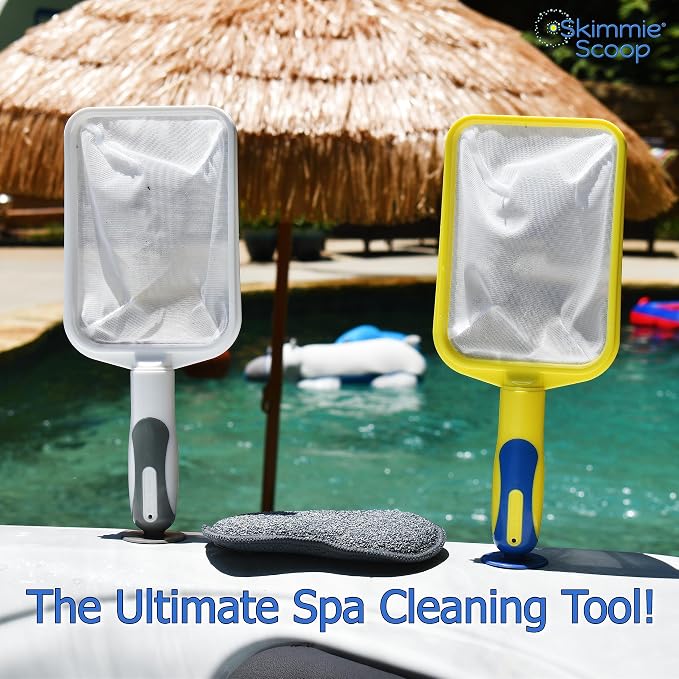 Skimmer manual con red fina para spa y piscina miniatura 8