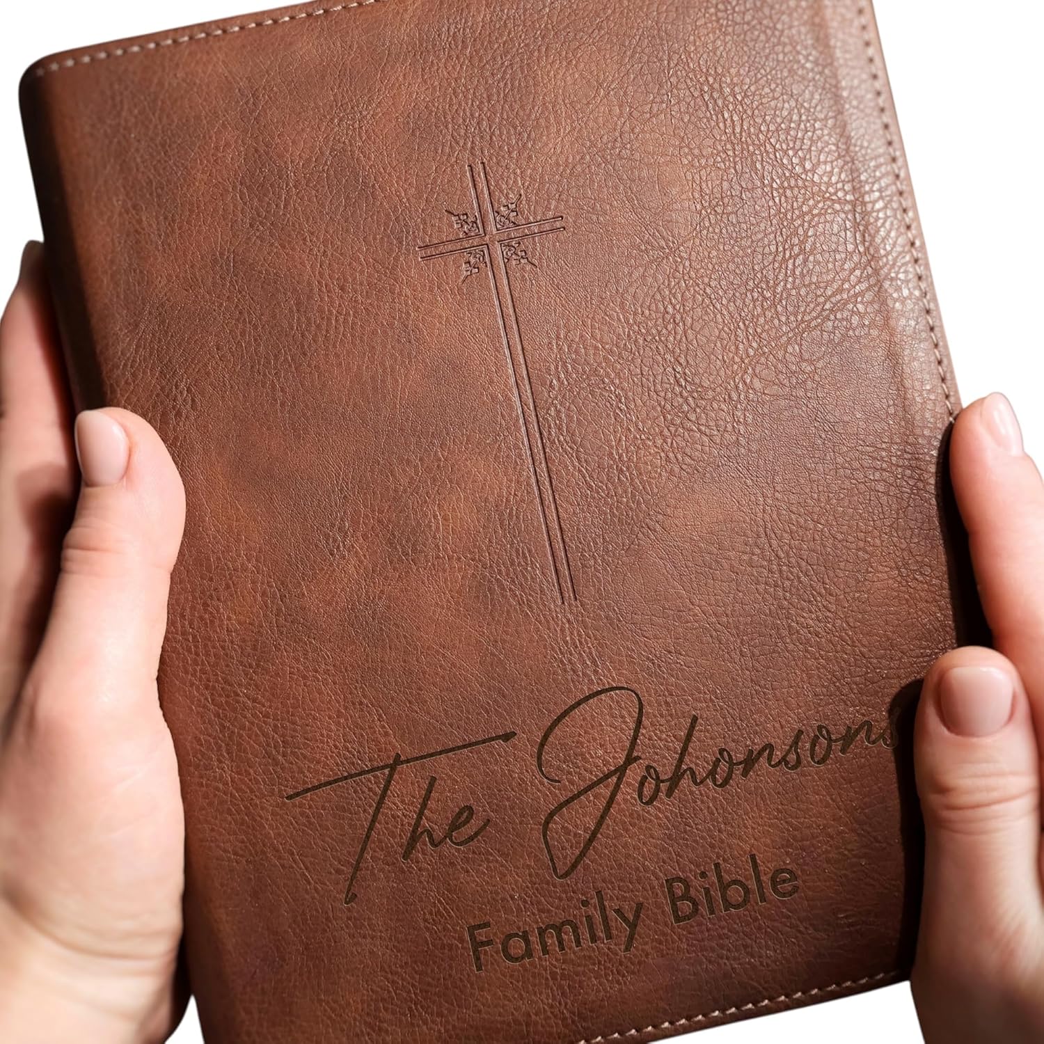 K&K Arts Personalized Wedding Bible Guest Book, Engraved NIV Journaling Bible, Christian Wedding Gift, Bridal Shower Gift, Family Bible Keepsake