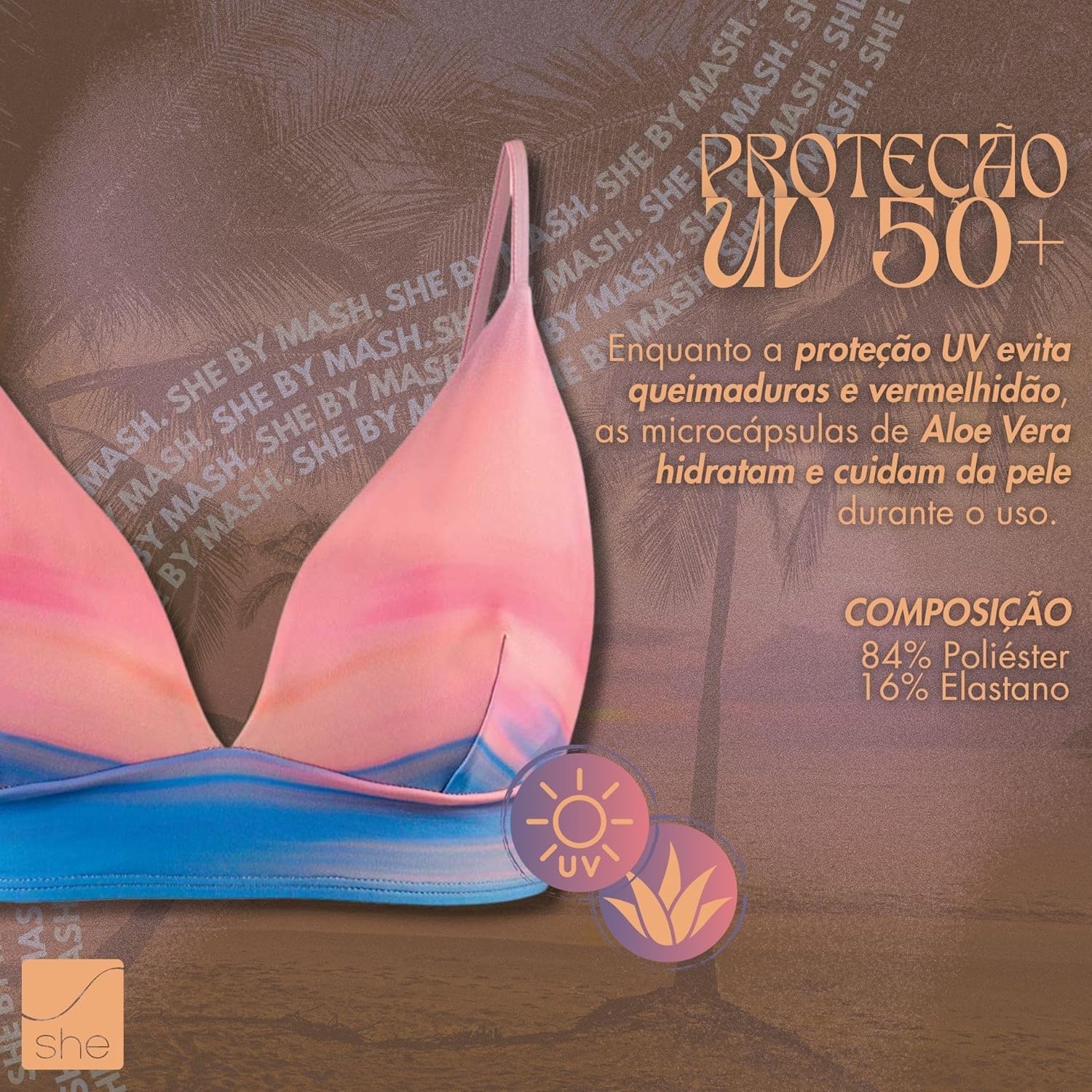 Biquini Top Triângulo Bojo Removível Praia Sunrise She em promoção! Veja a oferta e mais achadinhos de Moda praia 3 Hoje é o melhor dia para comprar Biquini Top Triângulo Bojo Removível Praia Sunrise She com aquele preço maroto! Promoção! Aproveite a oferta! 3