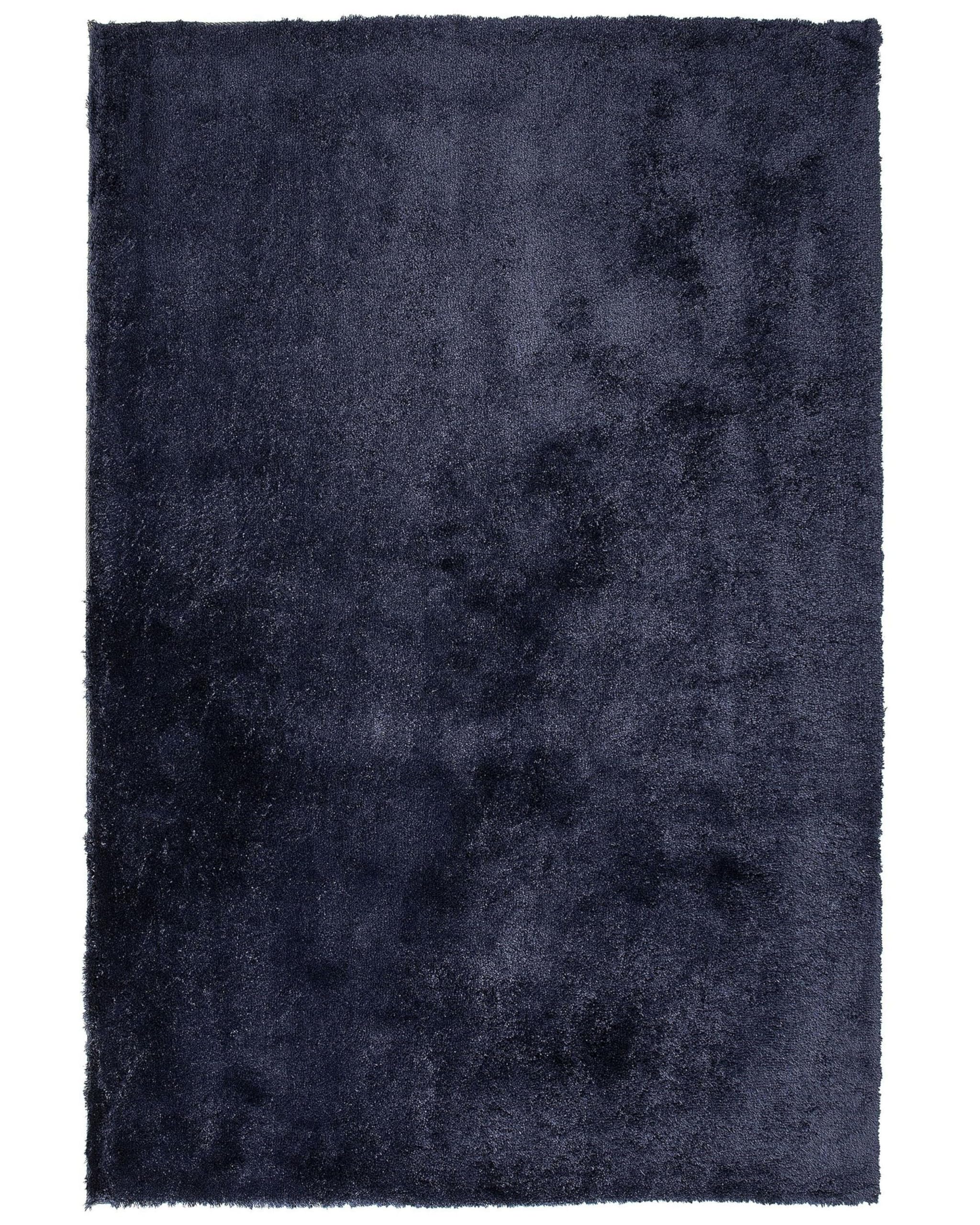 Dywan shaggy puszysty długie włosie do salonu 140x200 cm niebieski Evren