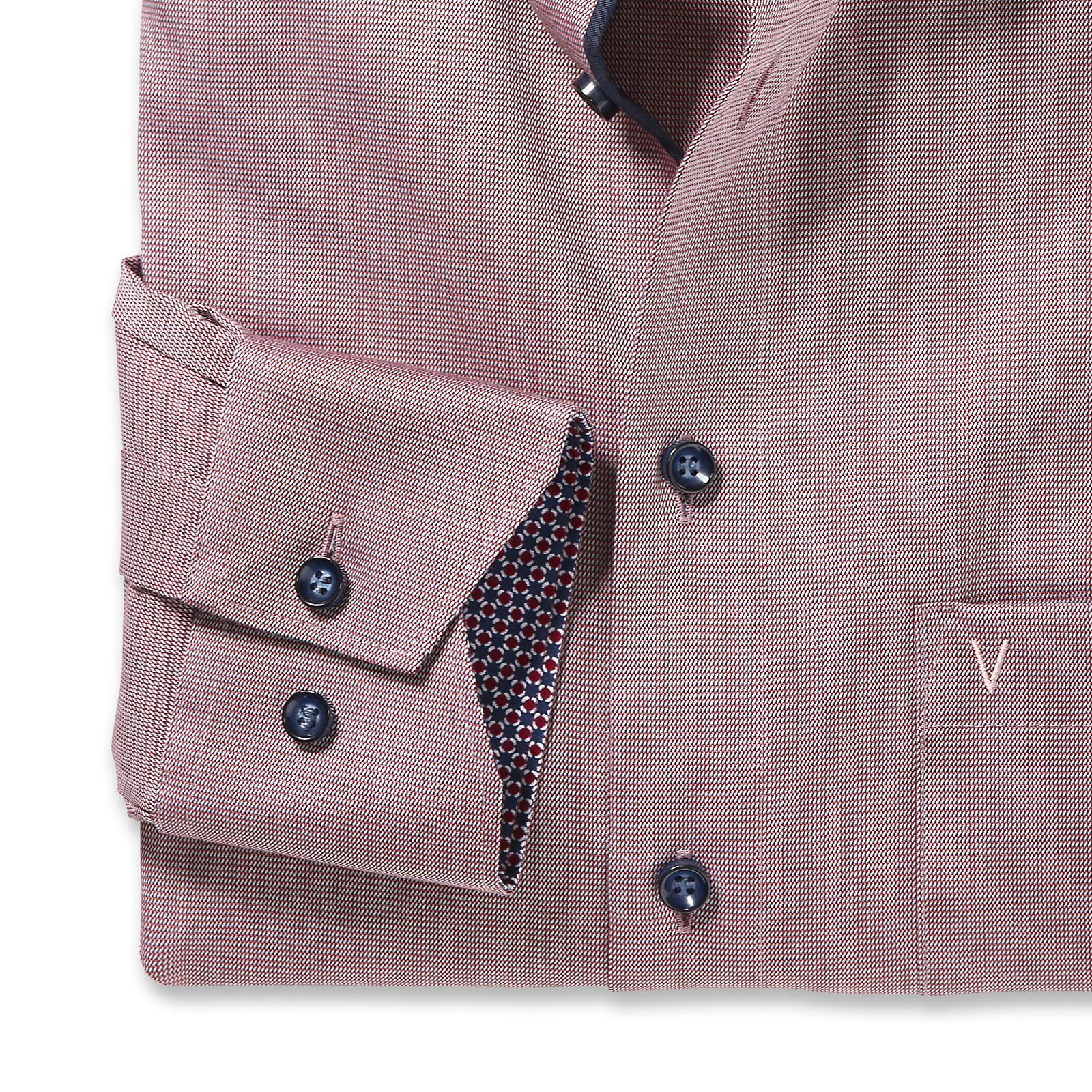 Marvelis Męska koszula z długim rękawem Comfort-Fit, Twill,13 New Kent