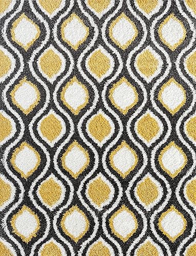 Miniatura 2 de Tapete dorado Easy Clean de 4 x 6 pies, tapete de área de 4 x 6 pies, tapete moderno para interior, sala de estar, comedor, dormitorio, cocina,