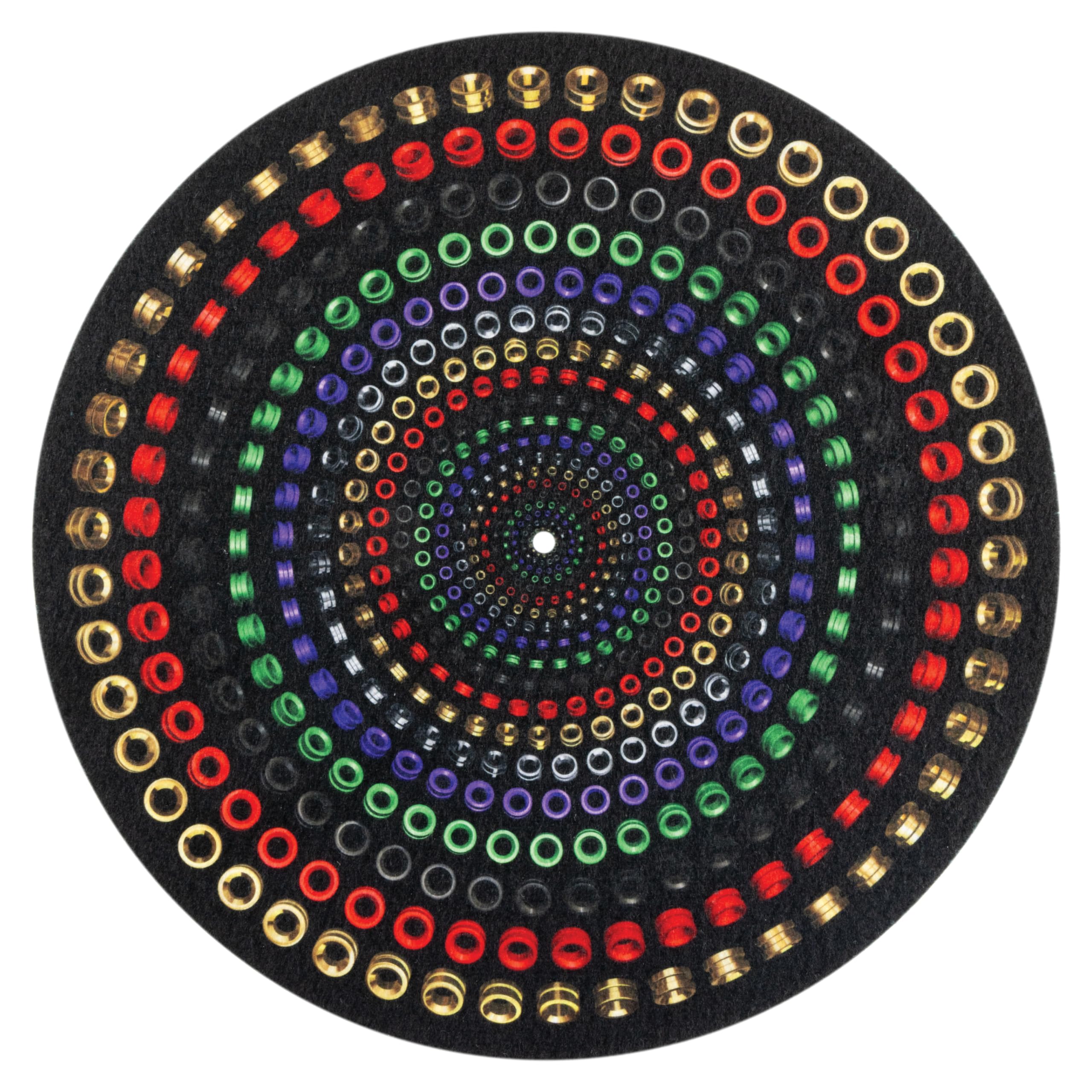 D'Addario Ball End Record Mat, Black