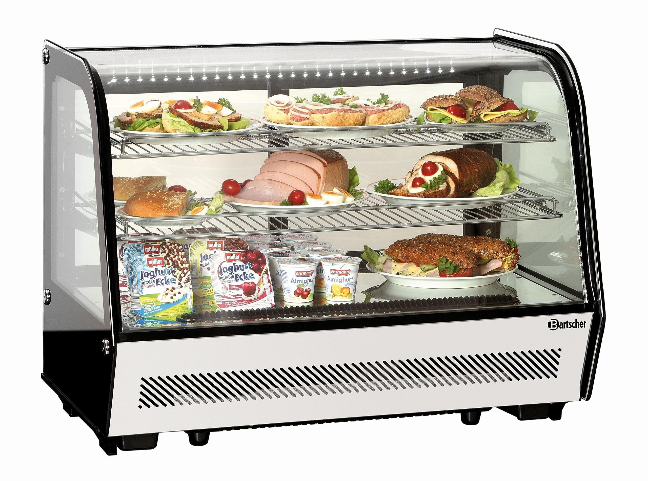 Vetrinetta refrigerata per alimenti, 160 litri, 0,16KW - Bartscher 700201G