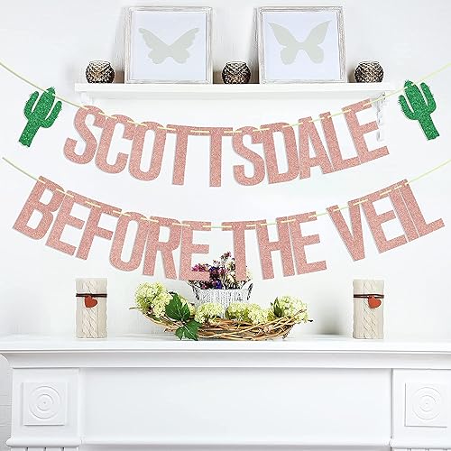 Miniatura 7 de Scottsdale - Cartel de Antes del velo, decoraciones de despedida de soltera, decoración de cactus de despedida de soltera, suministros de despedida