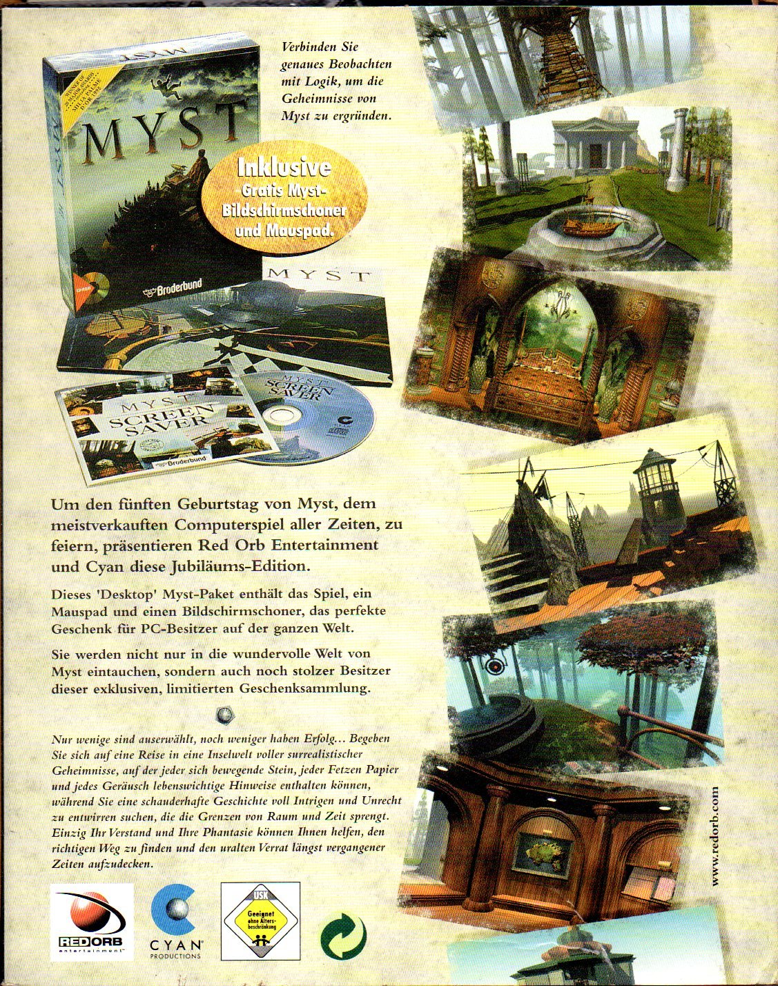 Myst Desktop Edition (inklusive Mauspad)