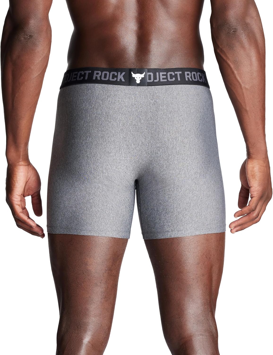 Under Armour mens Under Armour Men's Project Rock Performance Tech Mesh Boxerjock Brief, 5" Inseam, 2-pack - Image 2