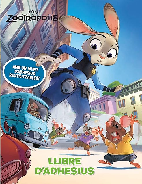 Portada de Zootopia. Llibre D Adhesius