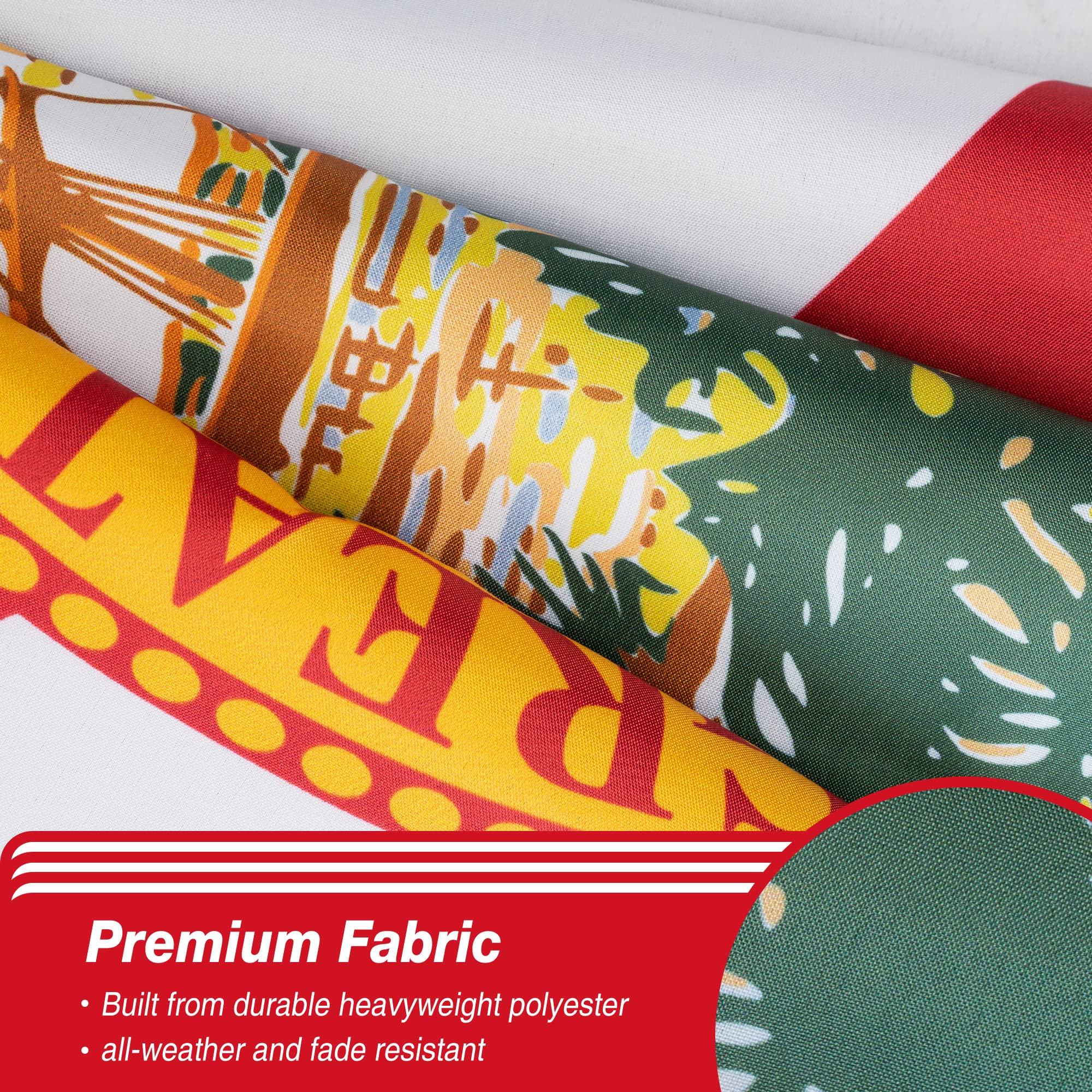 XIFAN Florida Staatsflagge – Doppelseitig, 90x150 Cm, Polyester, Mit Messingösen (innen & Außen)