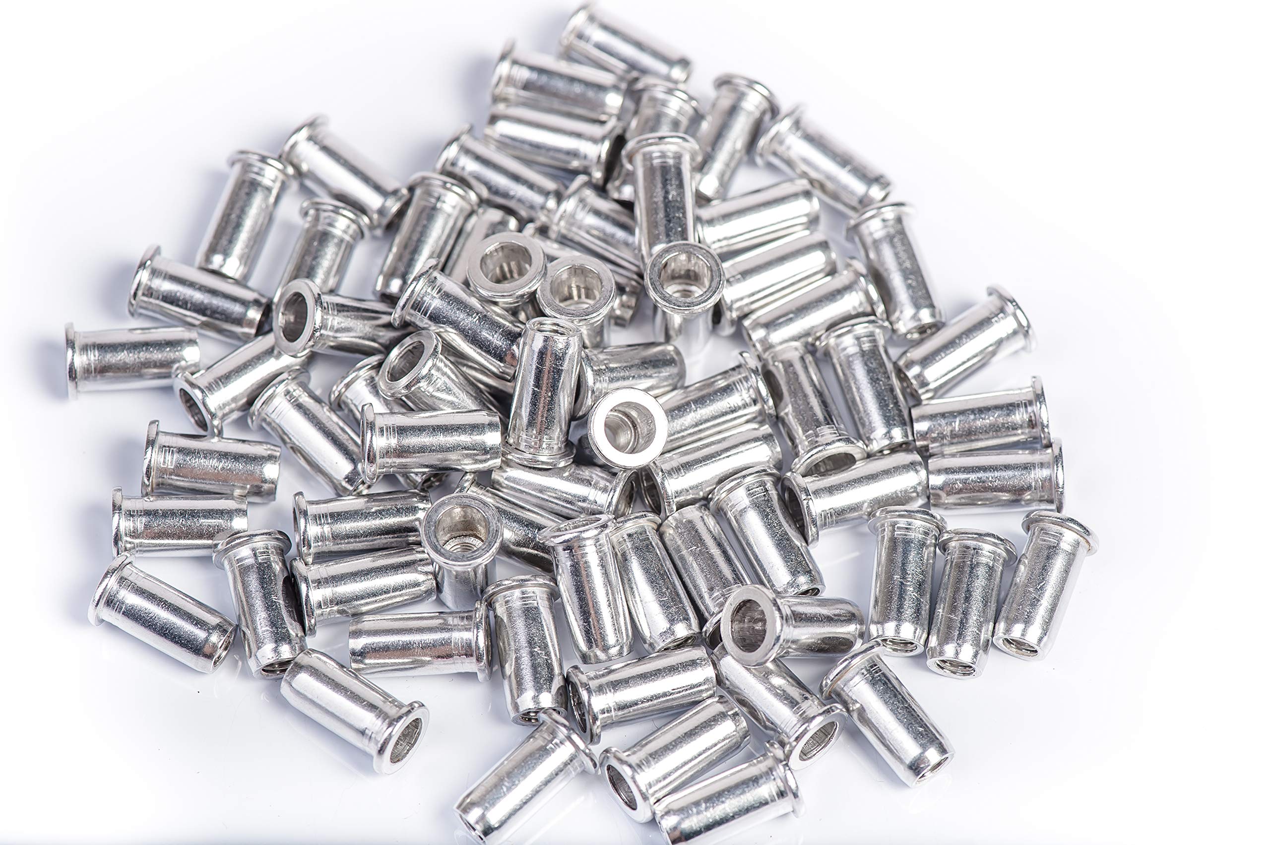 25 x acero inoxidable (VA) Tuercas de remache M6 (9,0 x 18,0 mm, inoxidables) PolyGrip® | Gran rango de sujeción: 0,25 – 6,0 mm | Comprar casquillos roscados Tuercas de remaches ciegos de