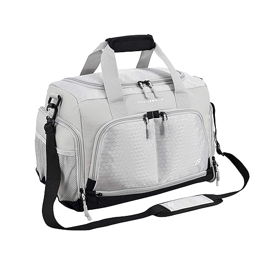 Ultimate Gym Bag 2.0: The Durable Crowdsource Designed Duffel Bag with 10 Optimal Compartments Including Water Resistant Pouch
