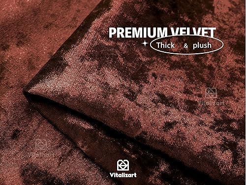 Miniatura 9 de Vitalizart Juego de cintas de terciopelo de 1 pulgada x 9 yardas, carrete de madera rosa lavanda, cintas de terciopelo de lujo de doble cara para