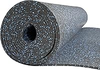 Vista 6 de Playsafer Genaflex - Esterilla de goma para piso de gimnasio, rollo de piso protector comercial para gimnasio de alta resistencia - 8mm de espesor